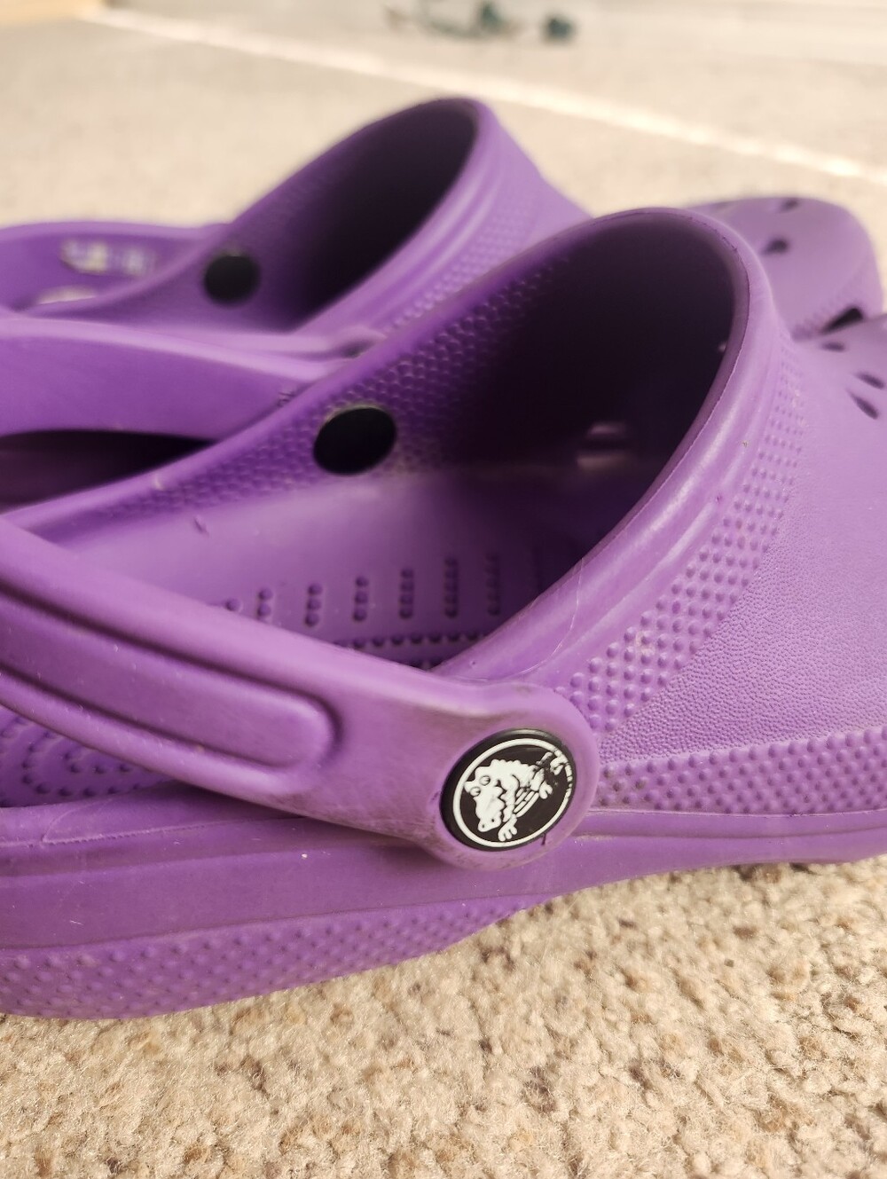 Women's Purple Crocs - Picture 6 of 10